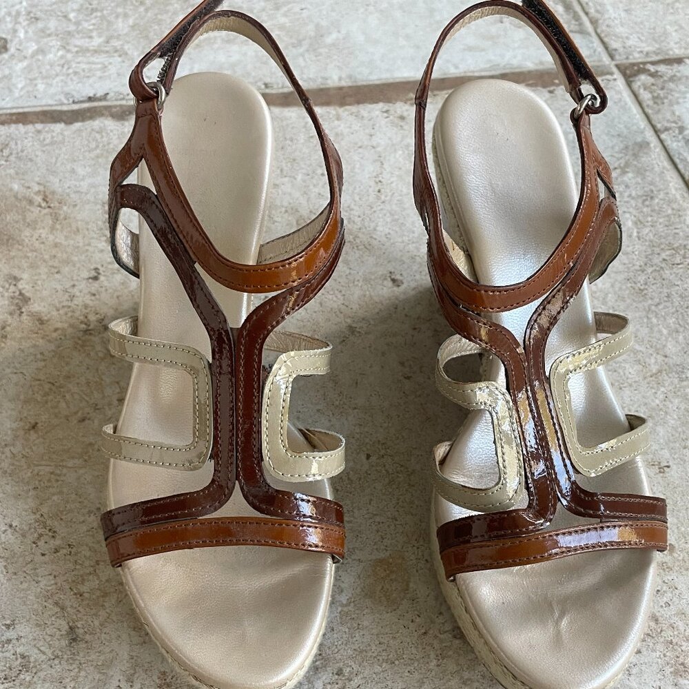 Italian leather platforms